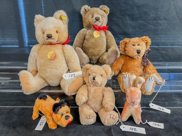 Vintage Plush Toys, Steiff More!