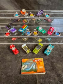 Group of Mattel 11 Red Line Hotwheels c. 1960's