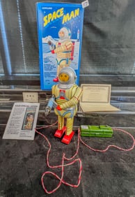 Schylling TIn Litho Remote Control Space Man Toy, Linited edition, Nmubered in Box