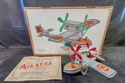 Paya TIn Litho Sea Plane in Box