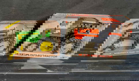 Ertl Die Cast 1/16 Scale John Deere 1957 "720 Hi-Crop" Tractor and Duetz-Allis Tractor