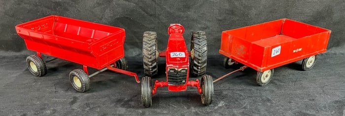 3 Metal Die-cast Farm Toys, Ertl, True Scale