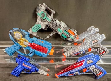 5 Fututristic Plastic Ray Guns