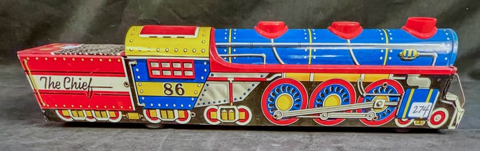 Marx 20' Long Tin Litho "The Chief" Train