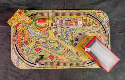 Marx 1950's Tin Litho Trains , Track