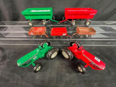 Group of Vintage Ertl Die cast Farm Toys