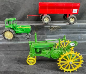 3 Ertl Die Cast Farm Toys