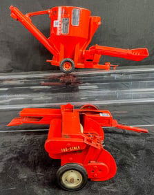 2 Vintage Ertle Die-cast Farm Toys