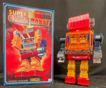 Rare Horikawa S& H Rotate-O-Matic Super Giant Robot , New In Box