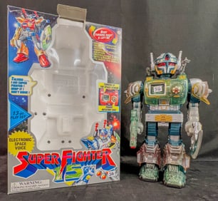 Hap E Kid Superfighter New In Box, Working c.1998