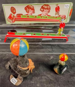 Vintage Group of TIn Litho Toys and Games