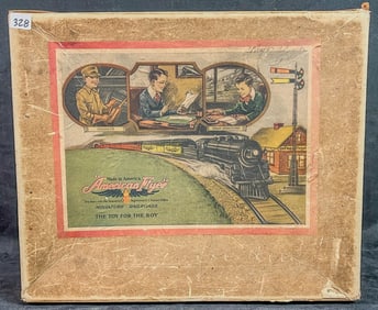 Ameriican Flyer # 1220 Train Box, Empty C.1920's
