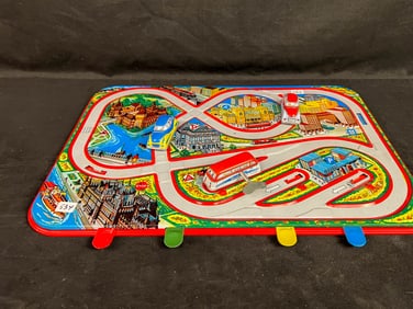 Mavaunt Hungarian Tin Litho Traffic Control Set c.1960's