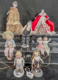 Antique Minature Doll Group