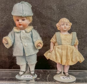 Victorian Miniature Bisque Body Doll, more!