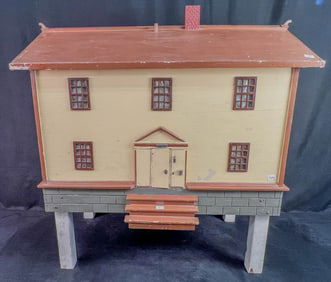 Folk Art Hand Made Dollhouse c1920/30's