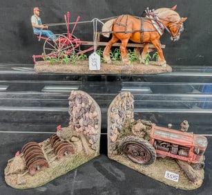 Danburry Mint Porcelain Tending the crops Figurine, More!