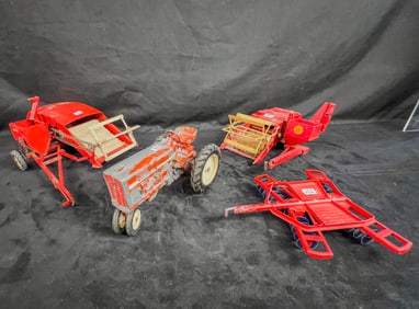 Vintage Group of Ertl Die-cast Farm Toys