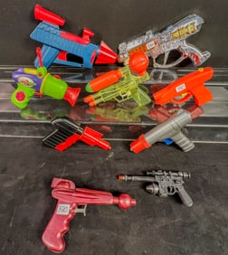 Vintage Group of Rayguns, Remco, Watewrguns, More!