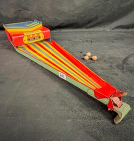 Wolverine Marblite TIn Litho #143 Marble Shooting Game c1930's