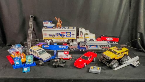 Large Group of Vintage Toy Trucks