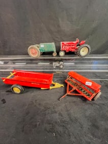 Vintage 1/16 Scale Die-Cast Farm Toys, Etl, Slik