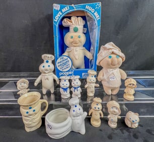 Vintage Group oF Pillsbury Doughboy Toys, Advertising