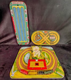 Group of Tin Litho Channel Tracks C 1930-50's