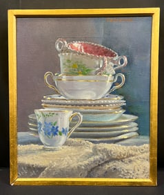 Alicia Czechowski Oil on Linen Still Life C. 1990's