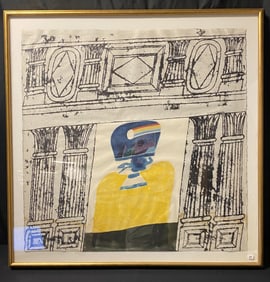 Carol Summers Original Woodcut, Signed, C1972