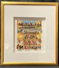 Charles Fazzino 3D Pop Art Serigraph C.1992