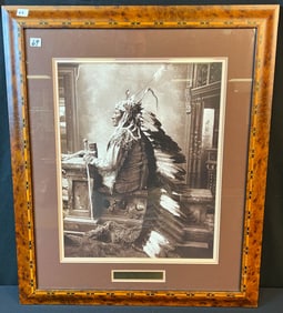 Photograph of Indian Chief Rain-In-The-Face