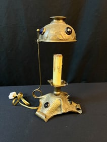 Mission Arts and Crafts Jeweled Mini Lamp