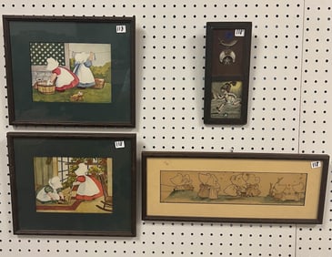 Four Mission Arts and Crafts Prints