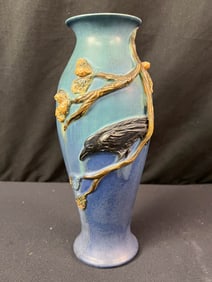 Mission Arts and Crafts Style Ephraim Take Flight Vase