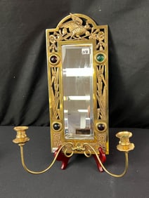 Aesthetic Movement Wall Sconce With Candle Holders