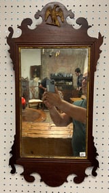 An Early 1810 - 1820 American Chippendales Hall Mirror