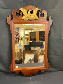 Late 1800s Chippendale Hall Mirror