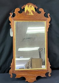 Early American Chippendales Hall Mirror c.1810-20
