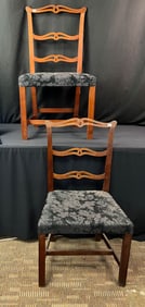 A Pair of Two 18th Century Philadelphia Chippendale Chairs