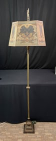 A 1920's Bronze Floor Lamp