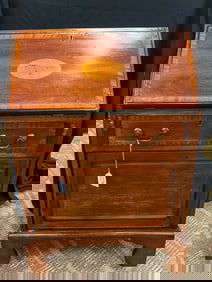 An 18th Century Mahogany Demure Chippendale Drop Front Desk