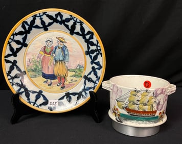 A Mixed Group of 19th Century Pottery