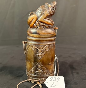 Southeastern Asian Carved Medicine Container