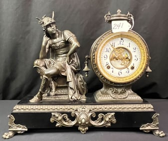 A Working Ansonia Figural Clock