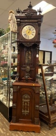 Ansonia Antique Standing Tall case Clock