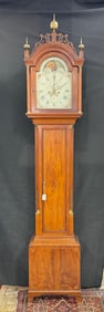 Stephen Taber 1810 Tall Case Mahogany Clock c1810