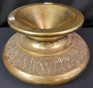 Monumental Bronze Spittoon from the Wisconsin Hotel c.1900's