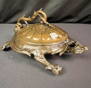 Bradley and Hubbard Mechanical Turtle Spittoon c. 1880