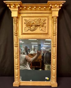A Goldleaf Federal Entry Mirror c.1820/30's